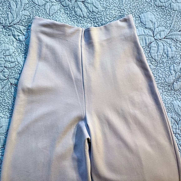 NWT Quince Ultra Stretch Ponte Super Wide Leg Pants Ecru Sz Medium🧡 - Picture 9 of 11